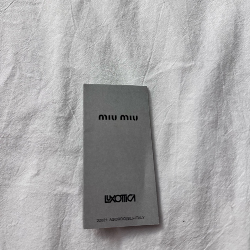 Miu Miu Pink Rectangle Sunglasses - Picture 6 of 6